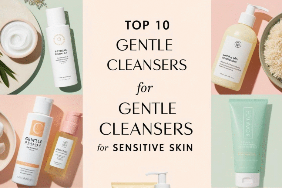 top 10 gentle cleanser for sensitive skin