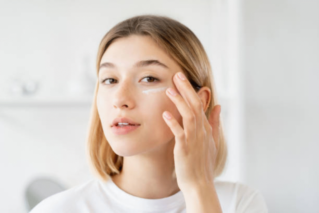 Apply an Eye Cream